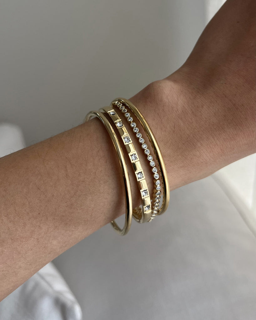 Skinny Love Bangle #Variant_Yellow Gold / 6.5 Inches  