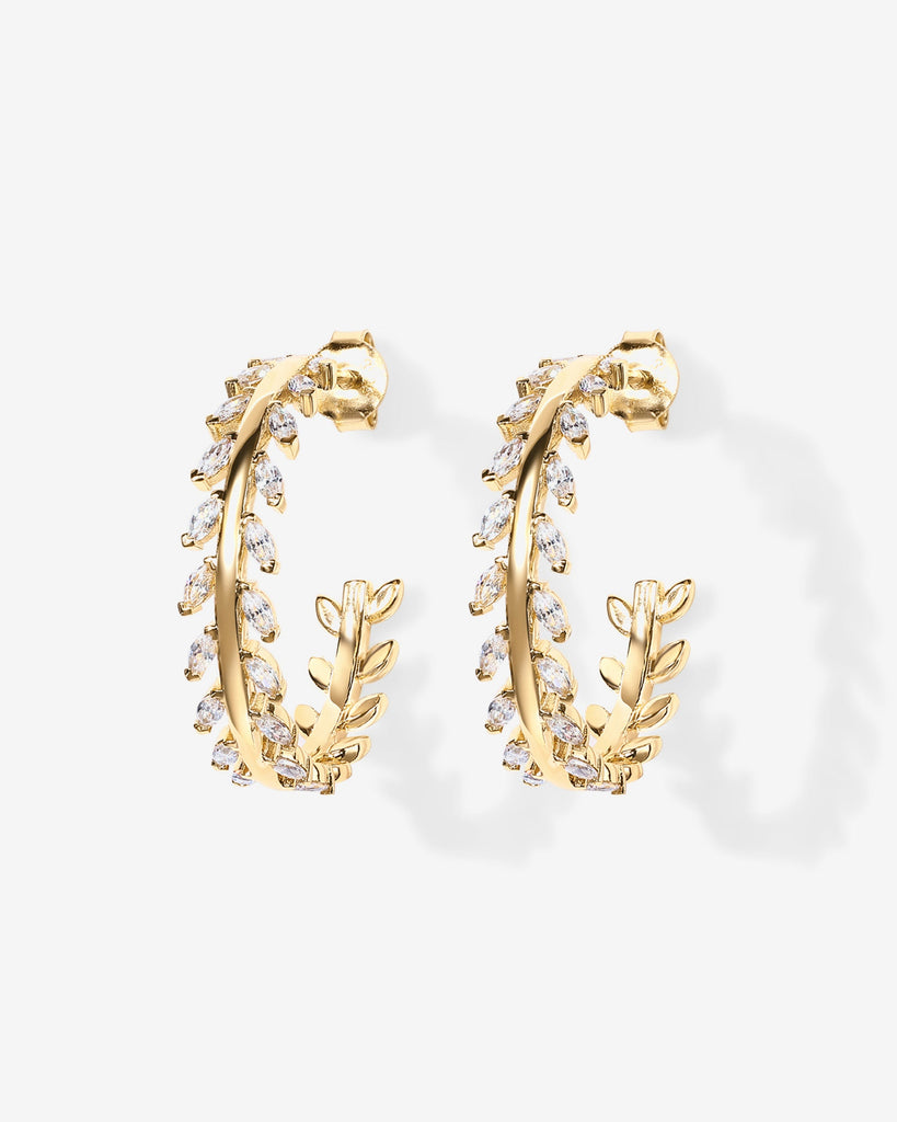 Eve Hoop Earrings #Variant_Yellow Gold Earrings 