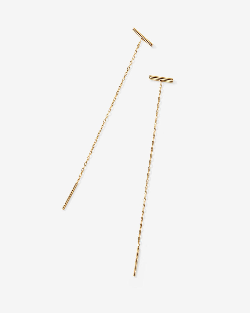 Ethereal Threader Earrings #Variant_Yellow Gold Earring 