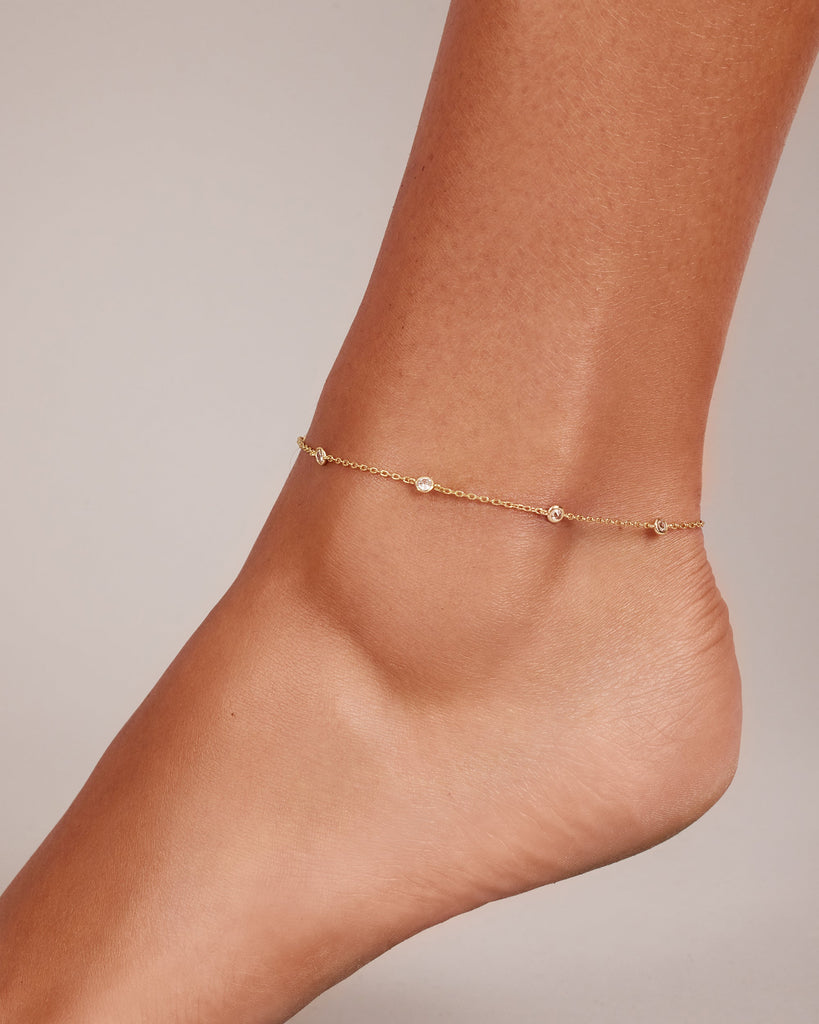 Station Anklet #Variant_Yellow Gold Anklet 