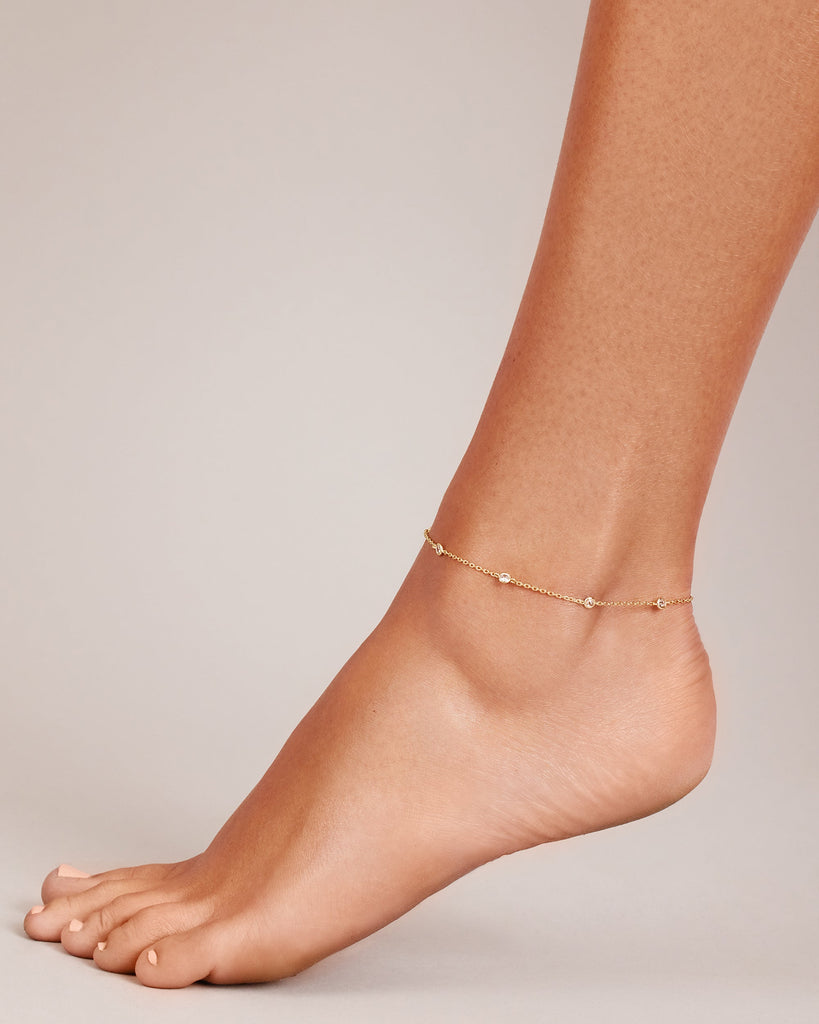 Station Anklet #Variant_Yellow Gold Anklet 