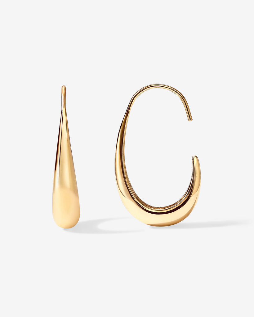 Olivia Hoop Earrings #Variant_Yellow Gold Earrings 