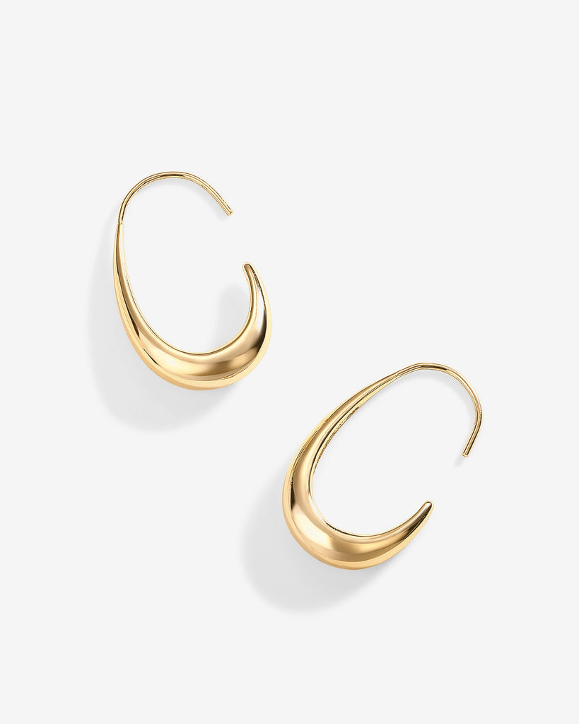 Olivia Hoop Earrings #Variant_Yellow Gold Earrings 