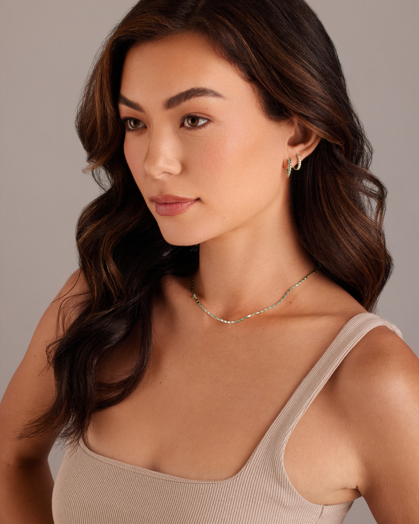 Aurora Trilogy Hoops Set #Variant_White Gold  Earrings 