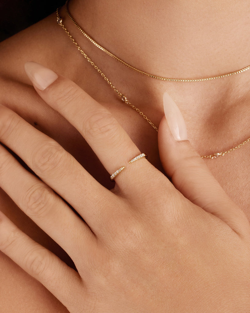 Eternal Cuff Ring #Variant_Yellow Gold Ring 