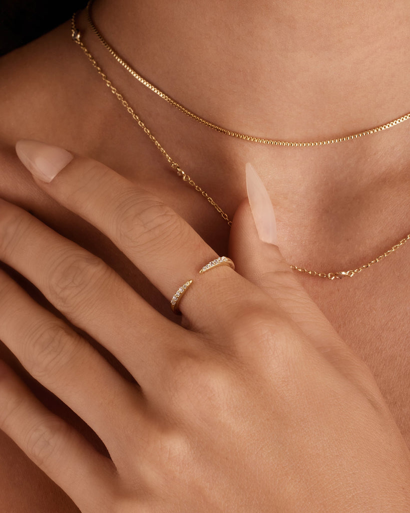 Eternal Cuff Ring #Variant_Yellow Gold Ring 