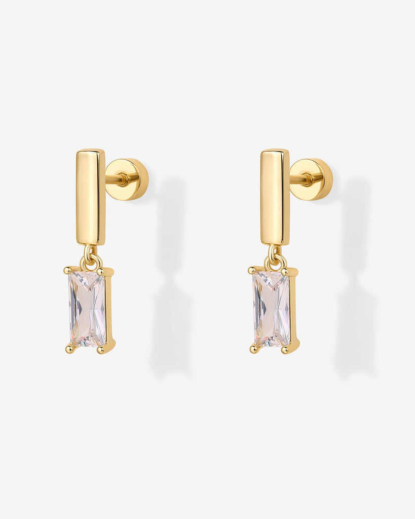 Baguette Dangle Flat Backs #Variant_Yellow Gold  