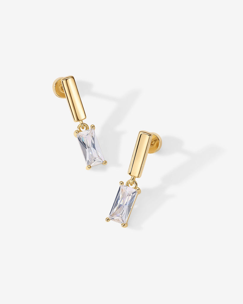 Baguette Dangle Flat Backs #Variant_Yellow Gold  