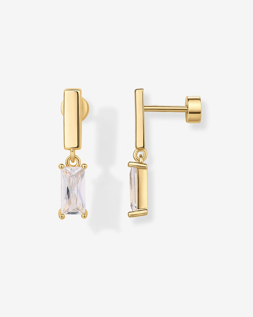 Baguette Dangle Flat Backs #Variant_Yellow Gold  