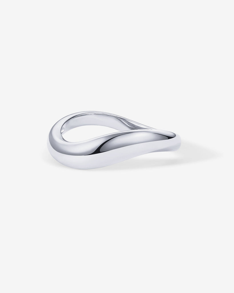 Maui Wavy Ring #Variant_White Gold  