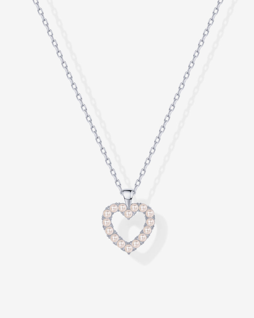 Amour Pendant Necklace #Variant_White Gold  