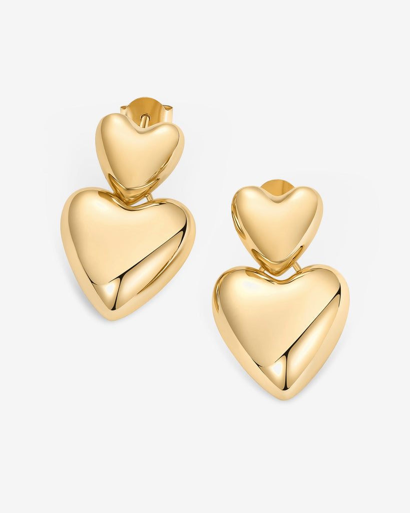 Teardrop Love Earrings #Variant_Yellow Gold  