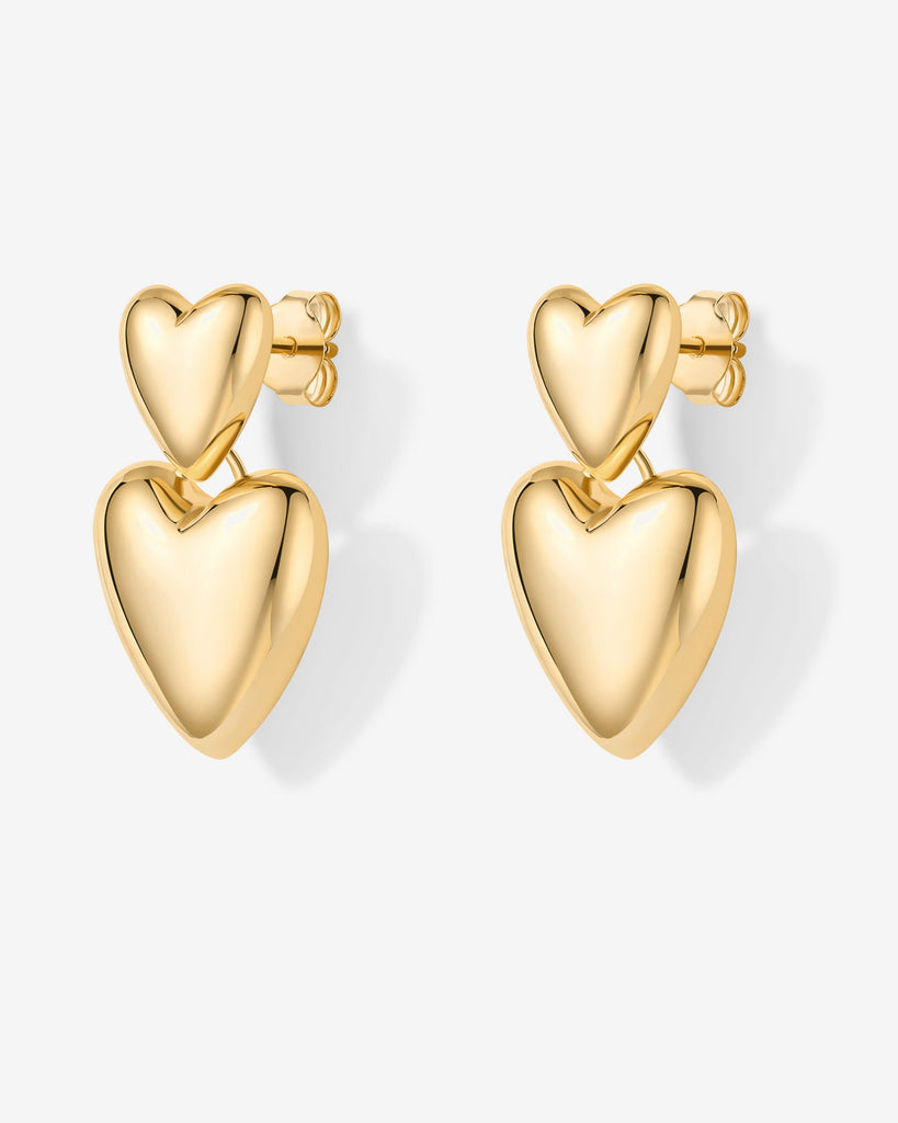 Teardrop Love Earrings #Variant_Yellow Gold  