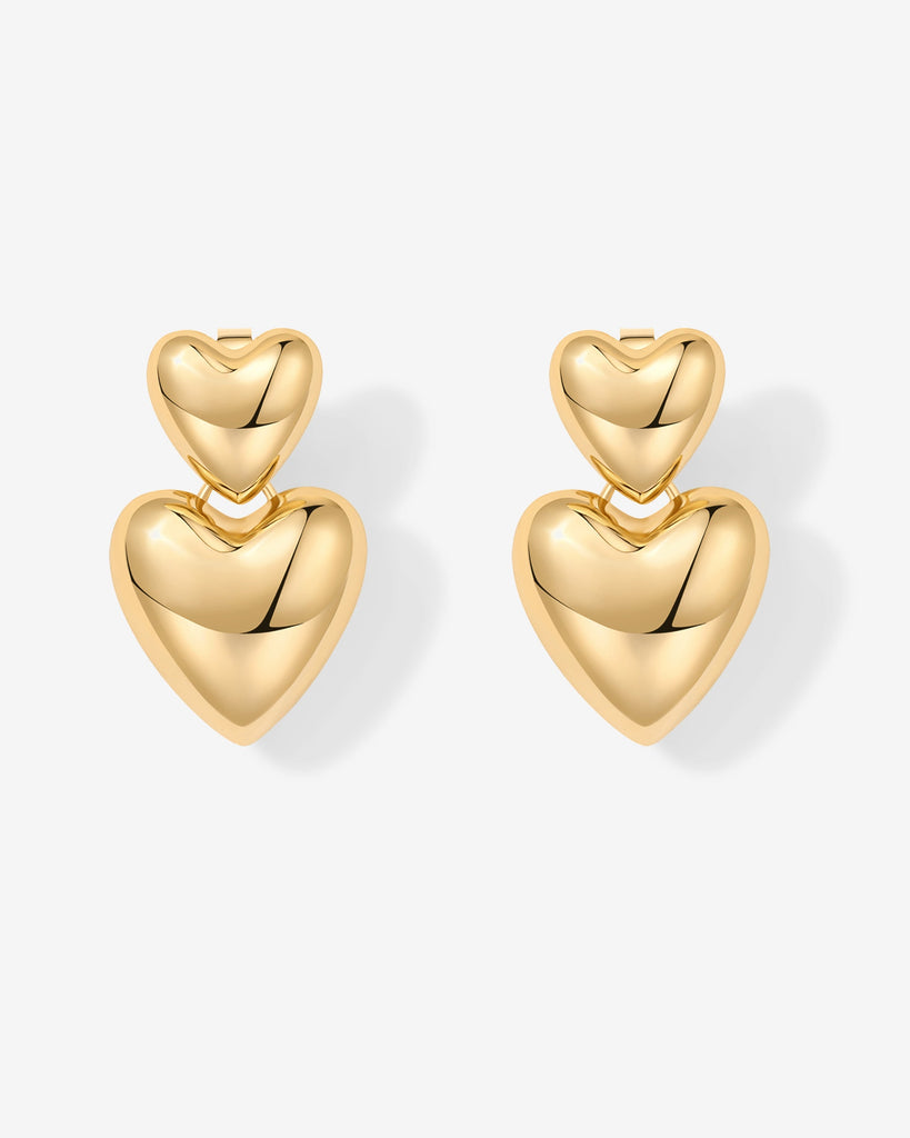 Teardrop Love Earrings #Variant_Yellow Gold  