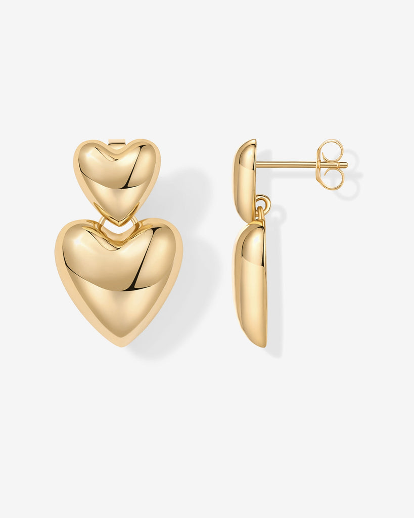 Teardrop Love Earrings #Variant_Yellow Gold  