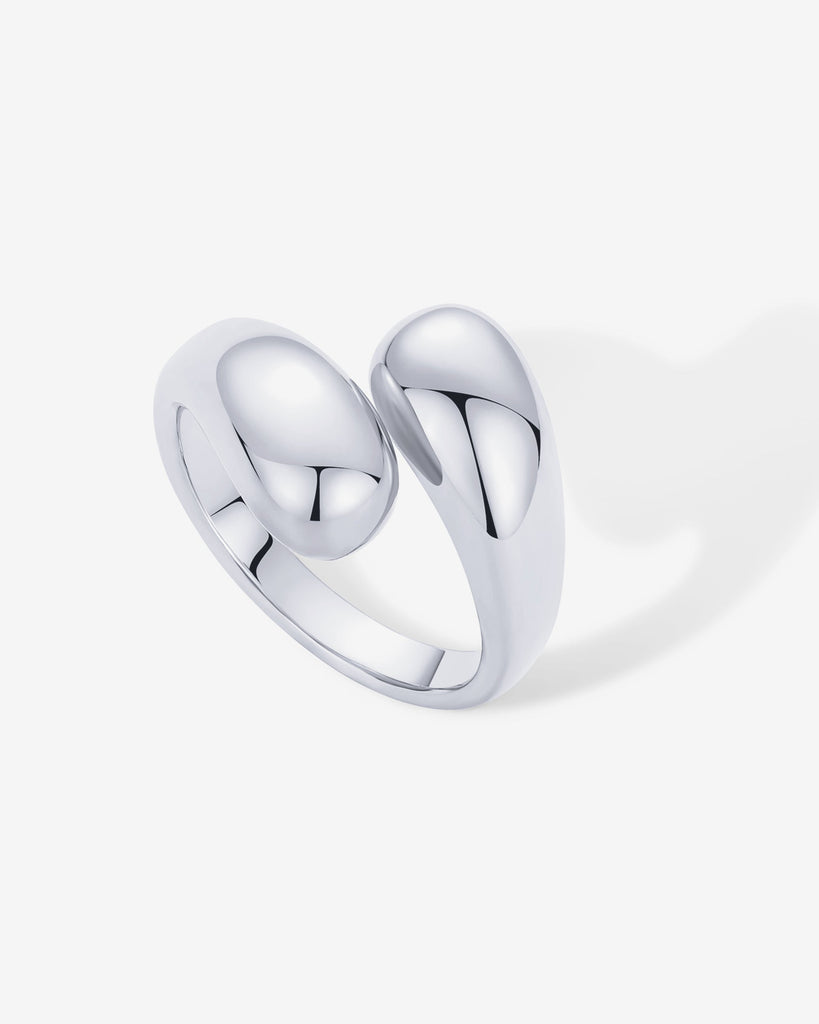 Chunky Twist Stackable Ring #Variant_White Gold  