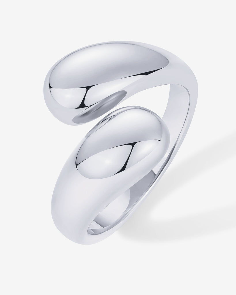 Chunky Twist Stackable Ring #Variant_White Gold  