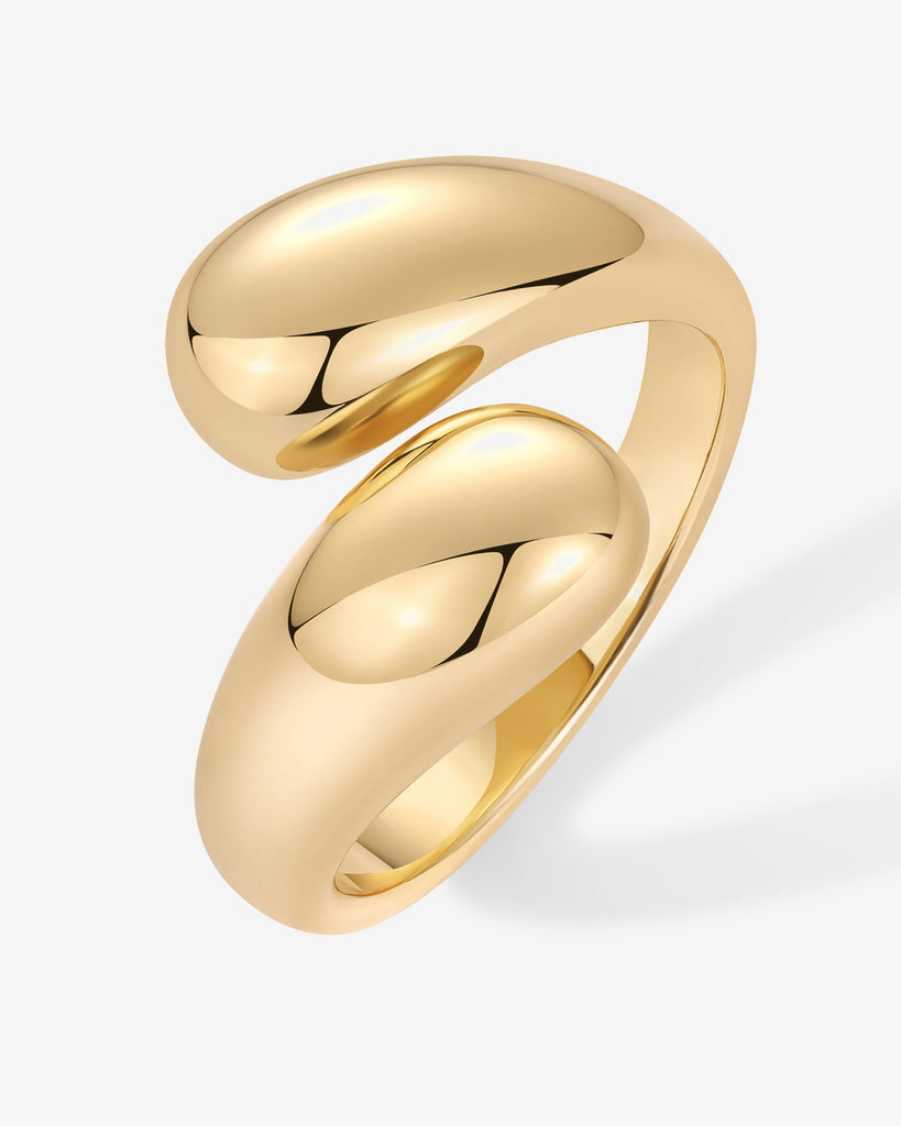 Chunky Twist Stackable Ring #Variant_Yellow Gold  
