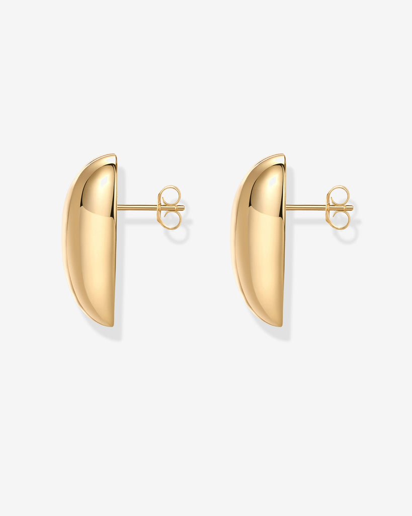 Oversized Heart Stud #Variant_Yellow Gold  