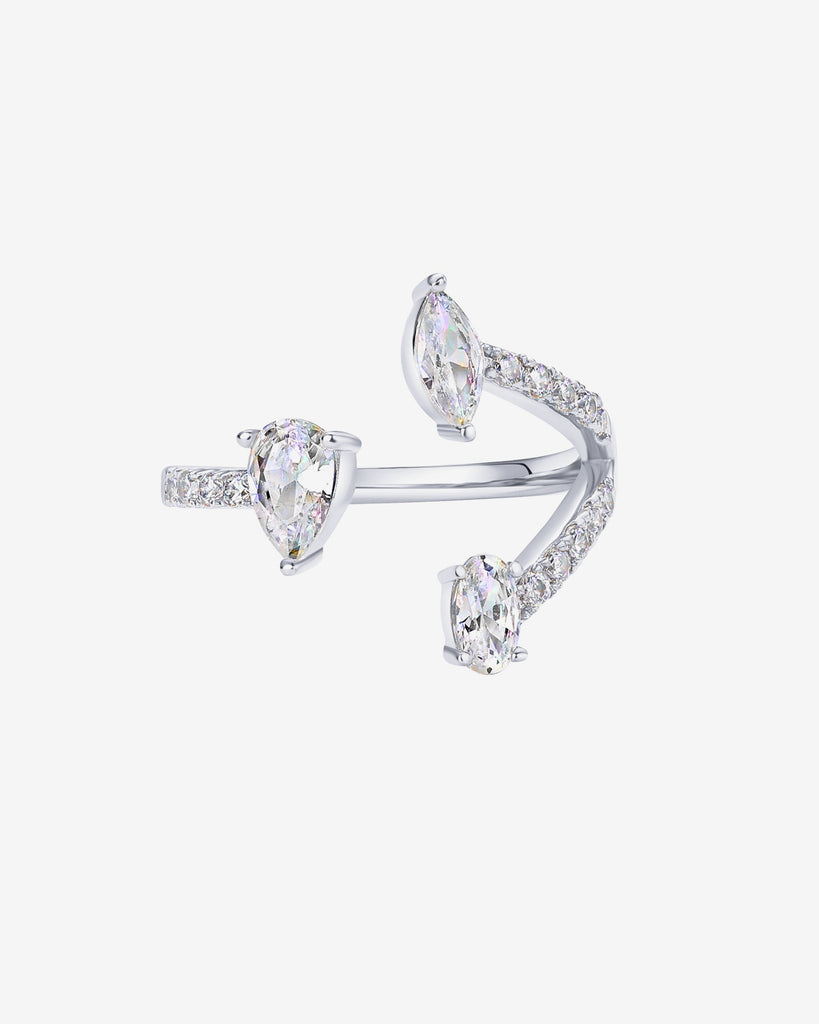 Branch Trio Ring #Variant_White Gold  