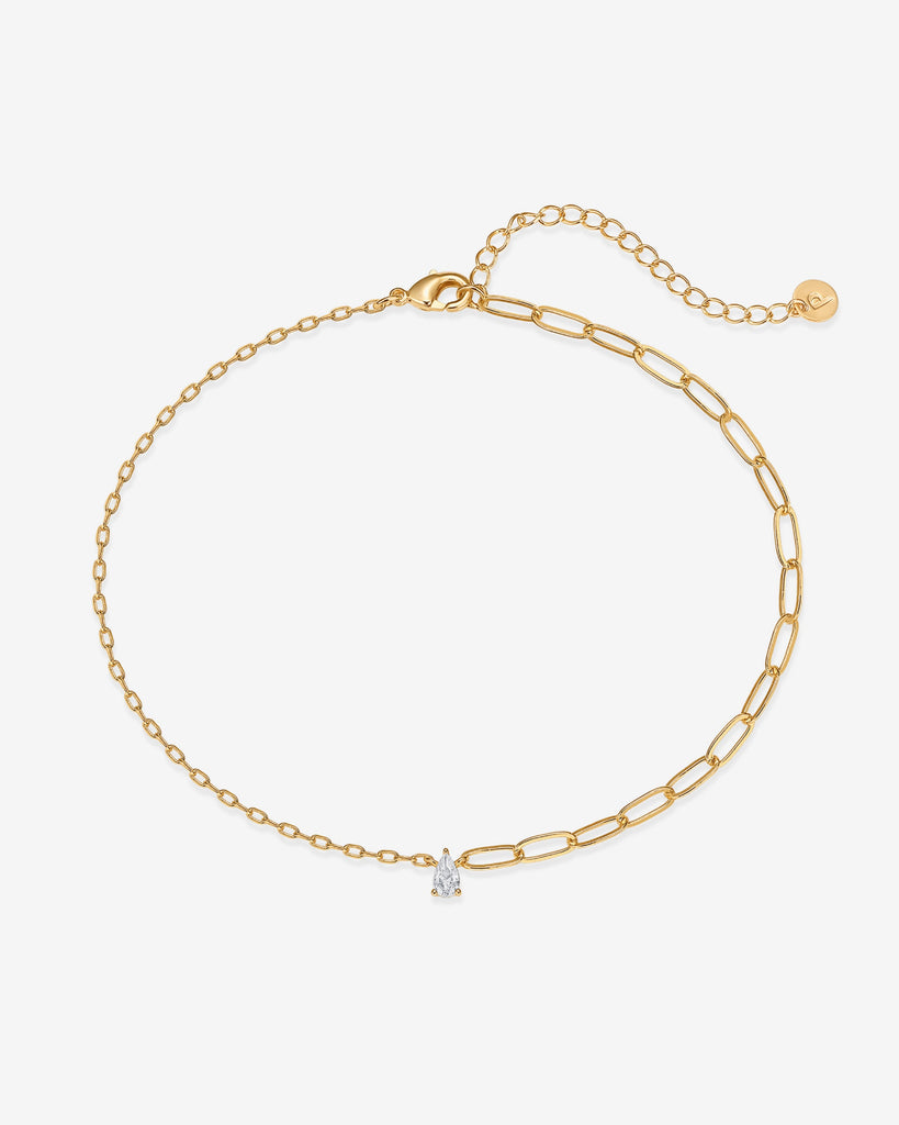 Mixed-Chain Charm Anklet   