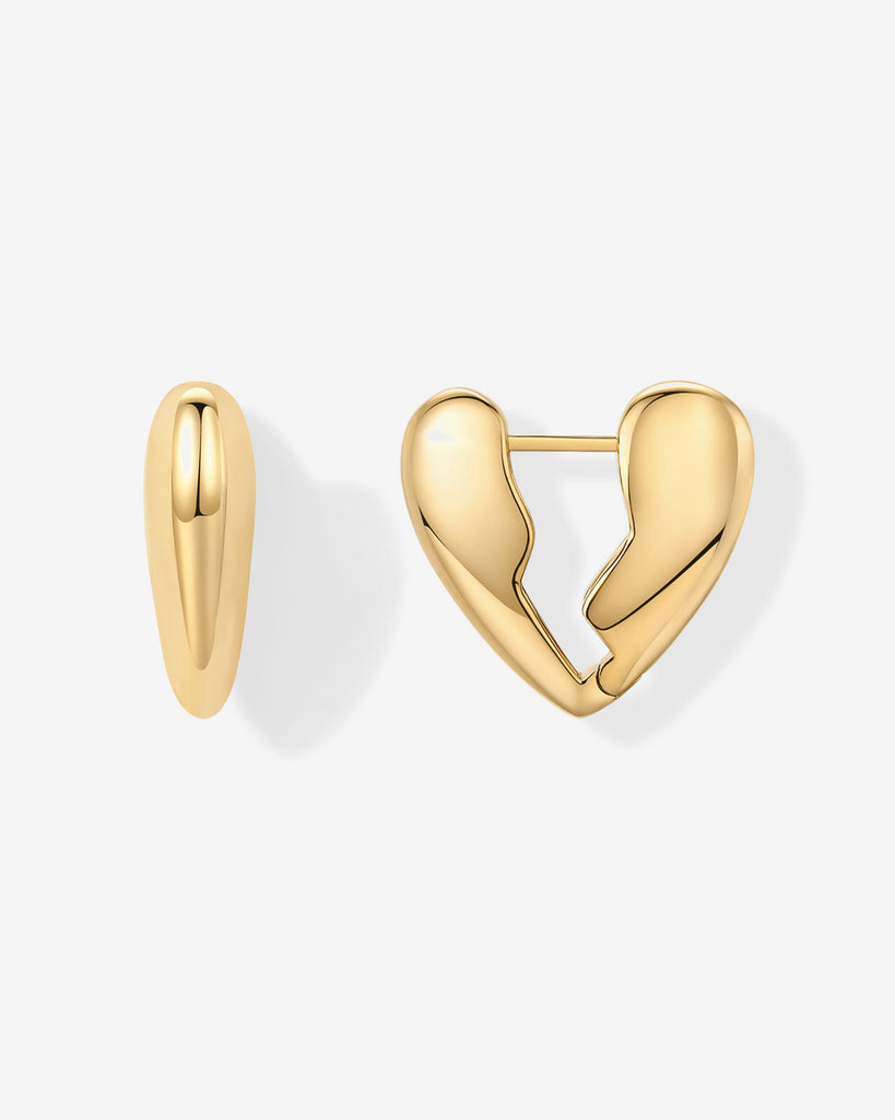Brokenhearted Hoop Earrings #Variant_Yellow Gold  