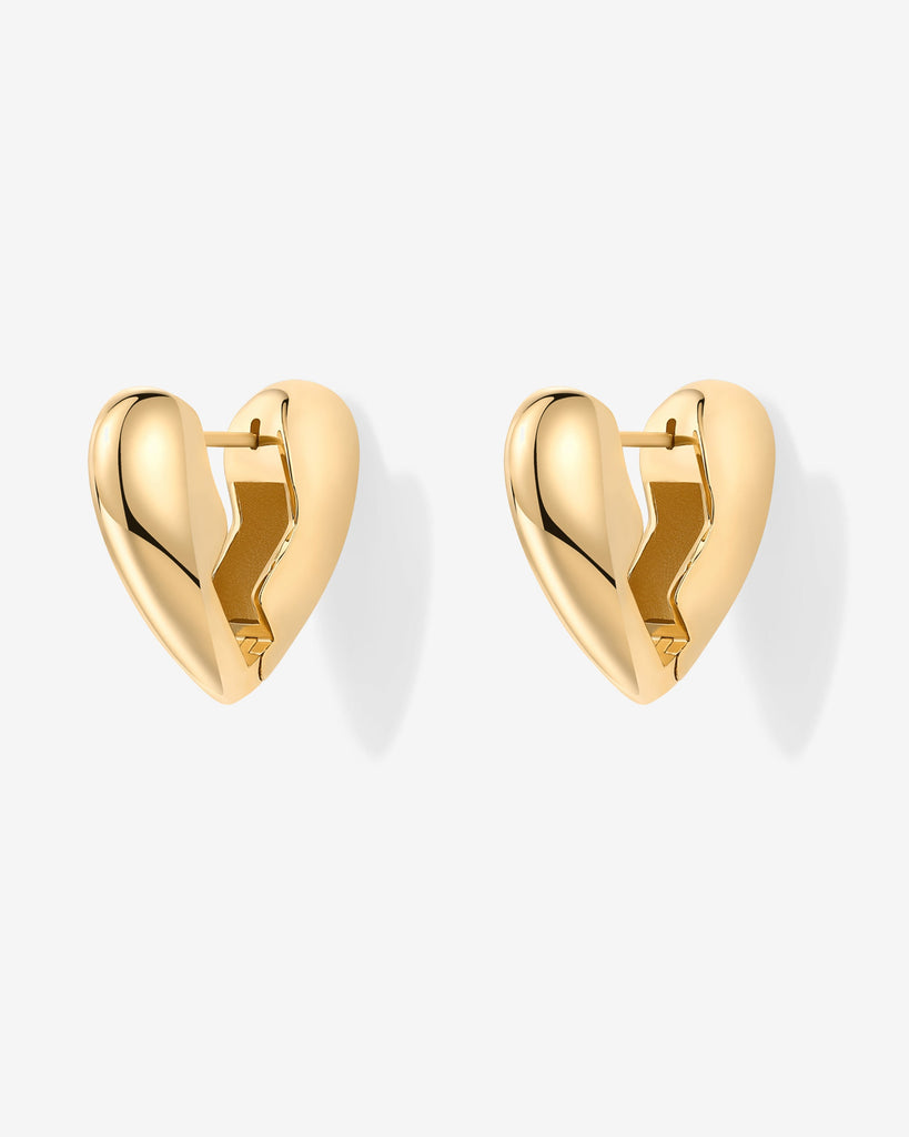 Brokenhearted Hoop Earrings #Variant_Yellow Gold  