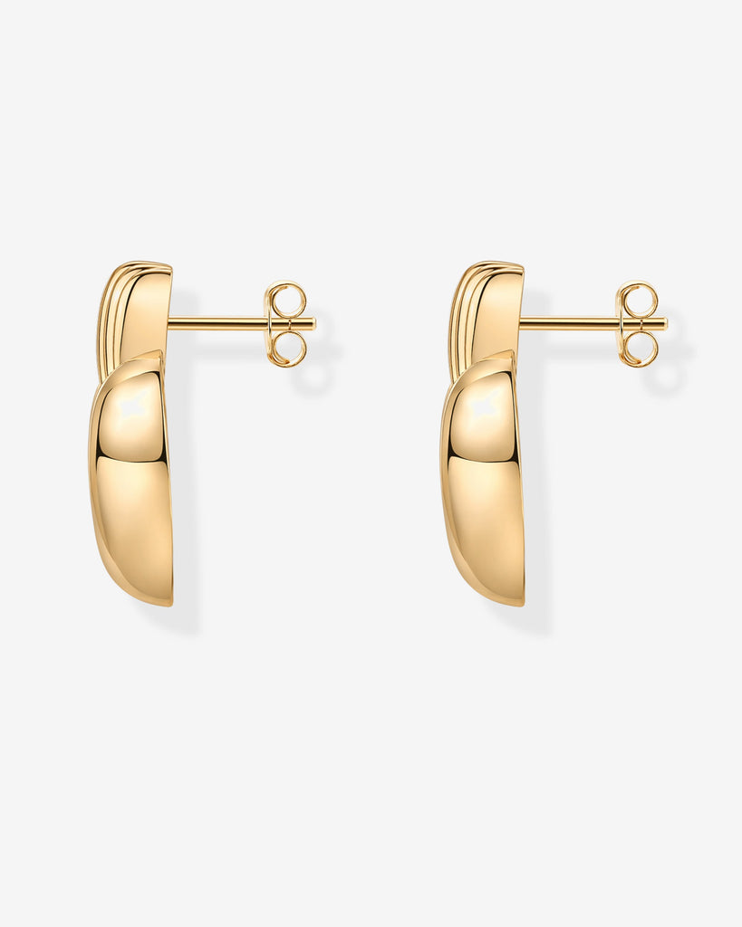Mini Heart Door Knocker Earrings   