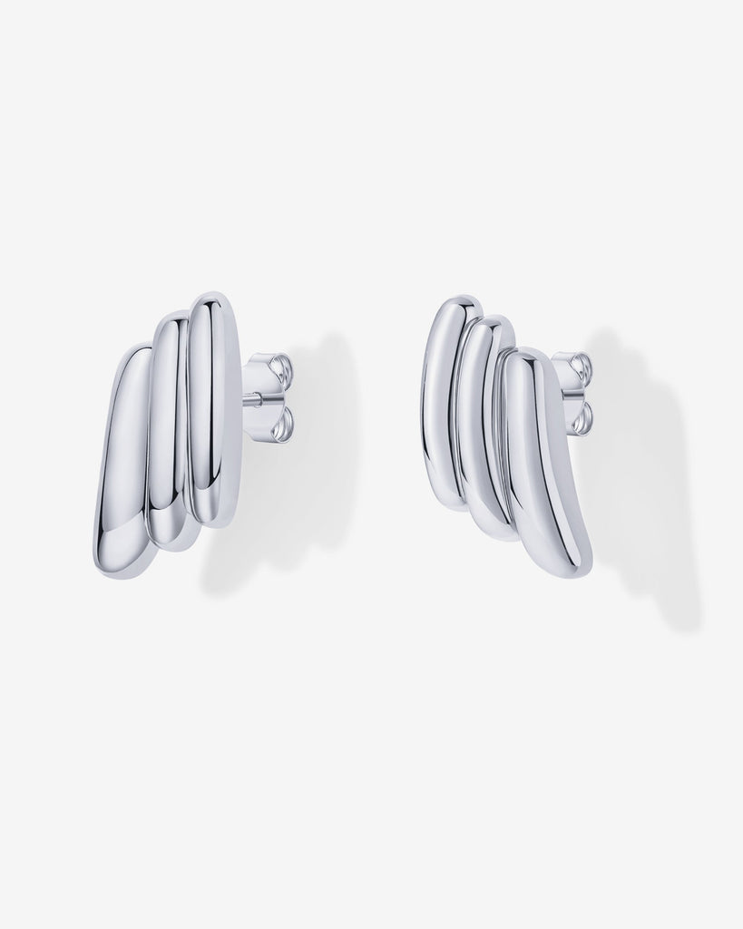 Angel Wing Stud Earrings   