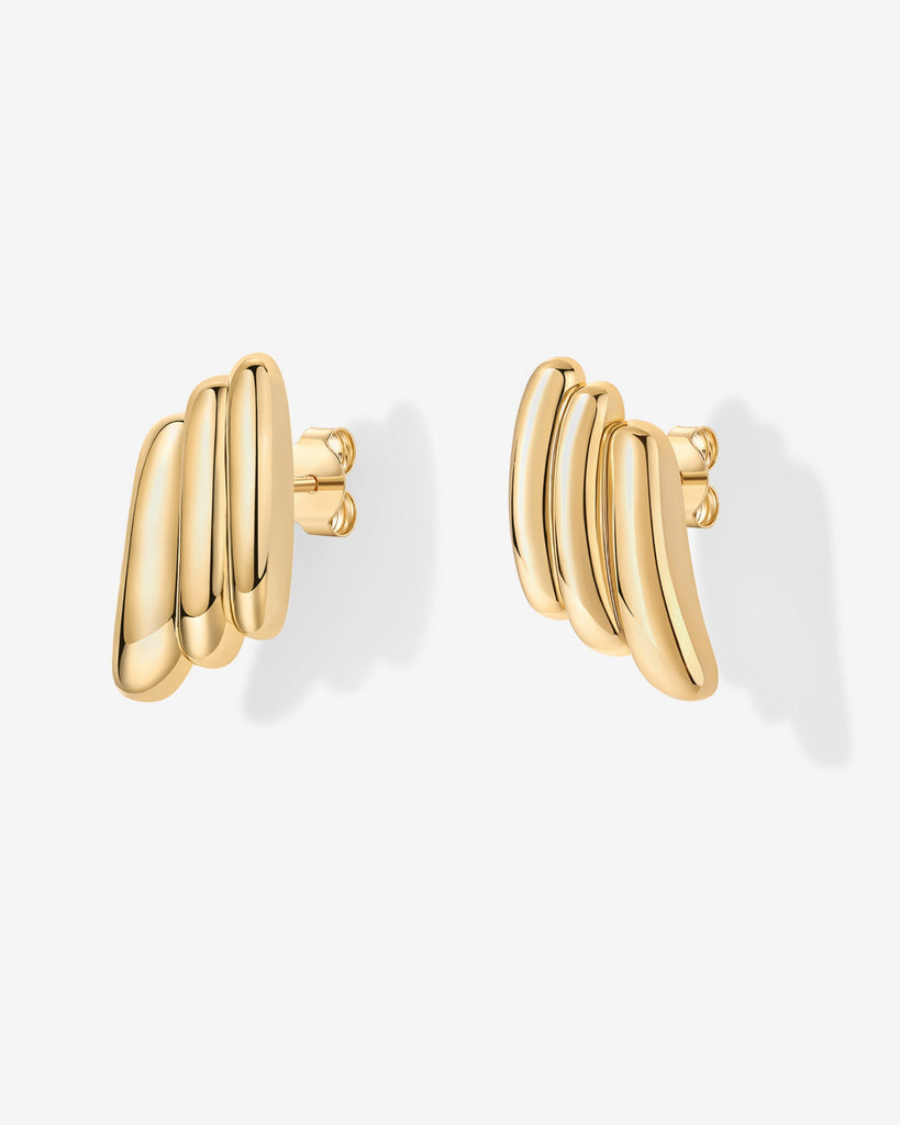 Angel Wing Stud Earrings   