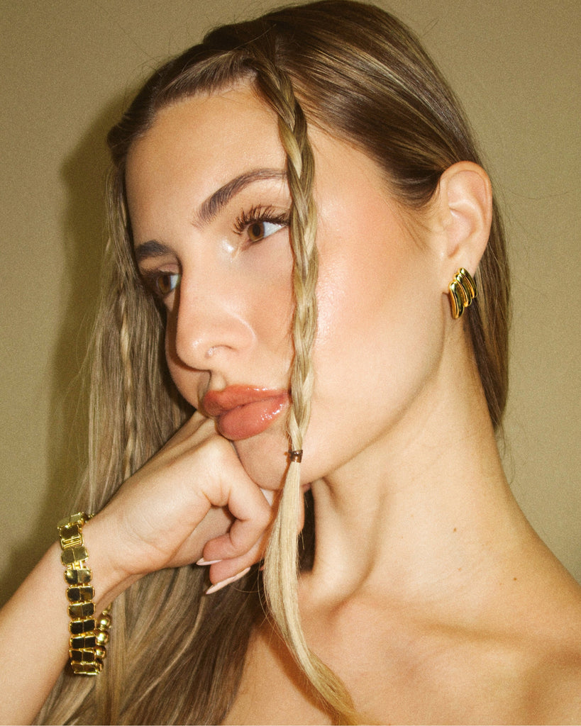Angel Wing Stud Earrings   