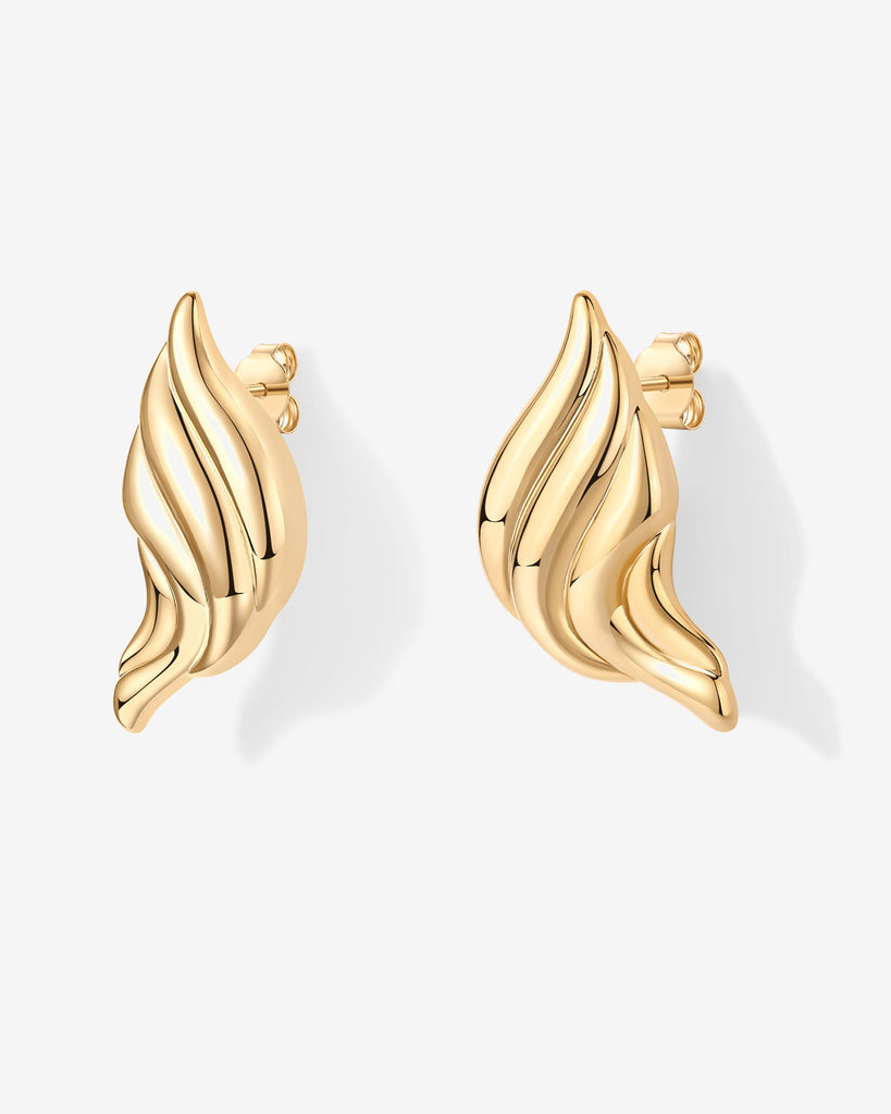 Croissant Stud Earrings   