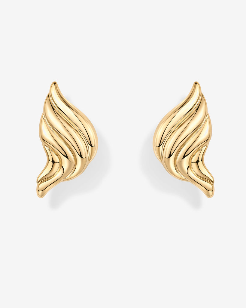 Croissant Stud Earrings   