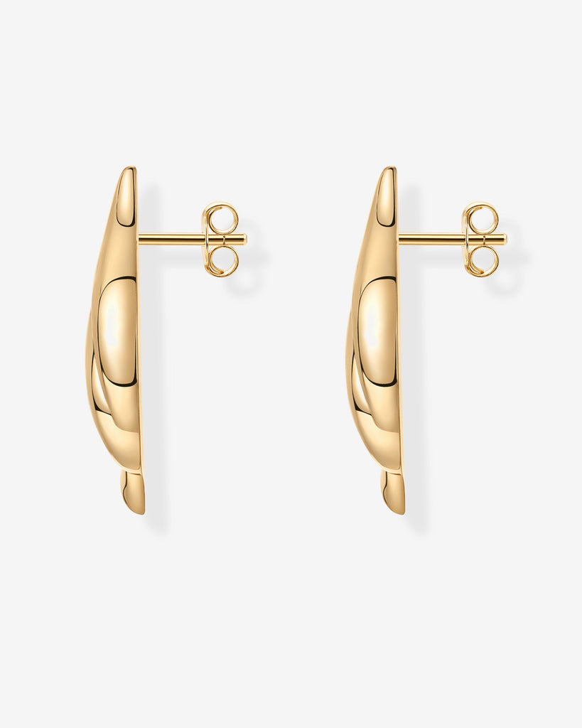 Croissant Stud Earrings   
