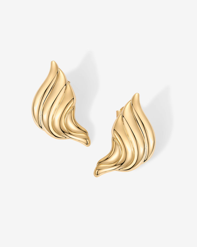 Croissant Stud Earrings   