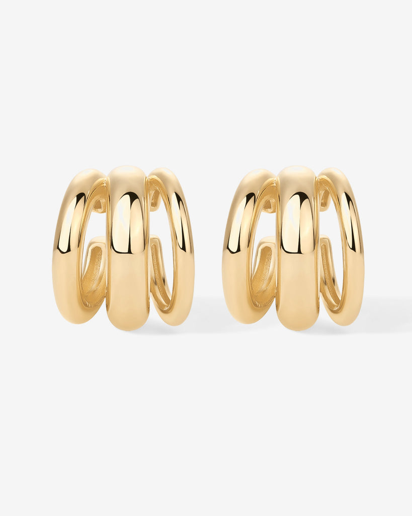 Triple Ring Ear Cuffs   