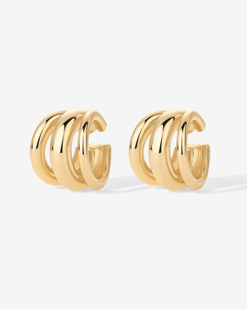 Triple Ring Ear Cuffs   