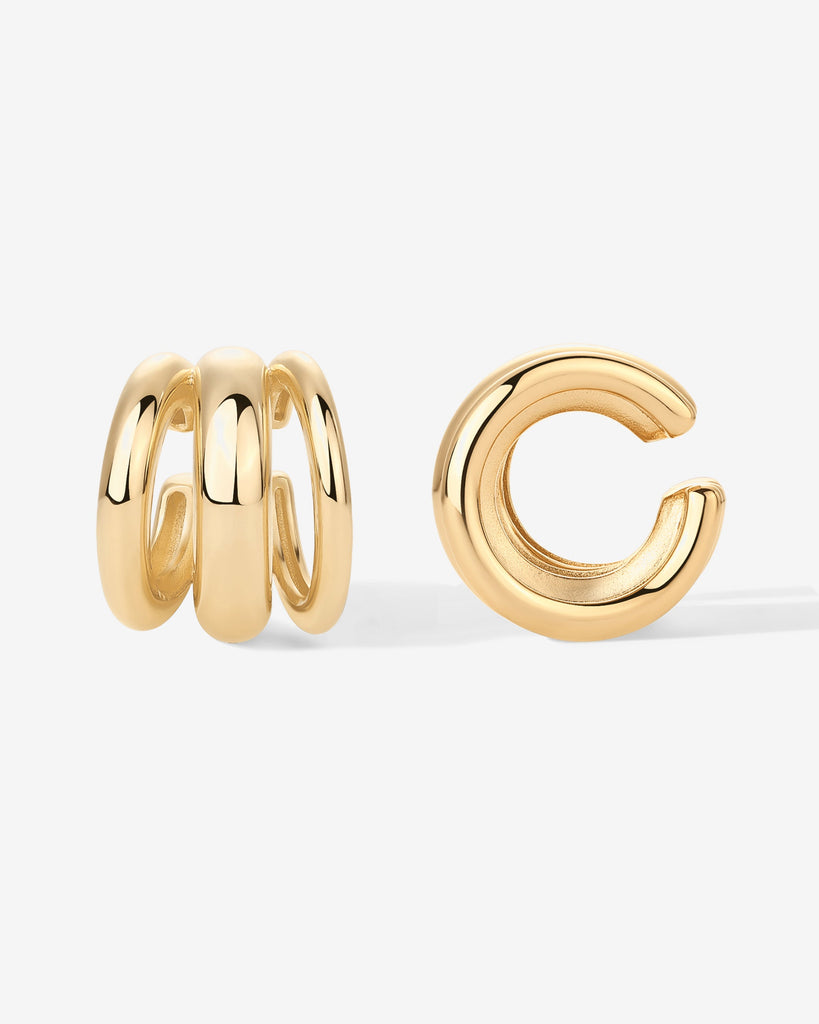 Triple Ring Ear Cuffs   