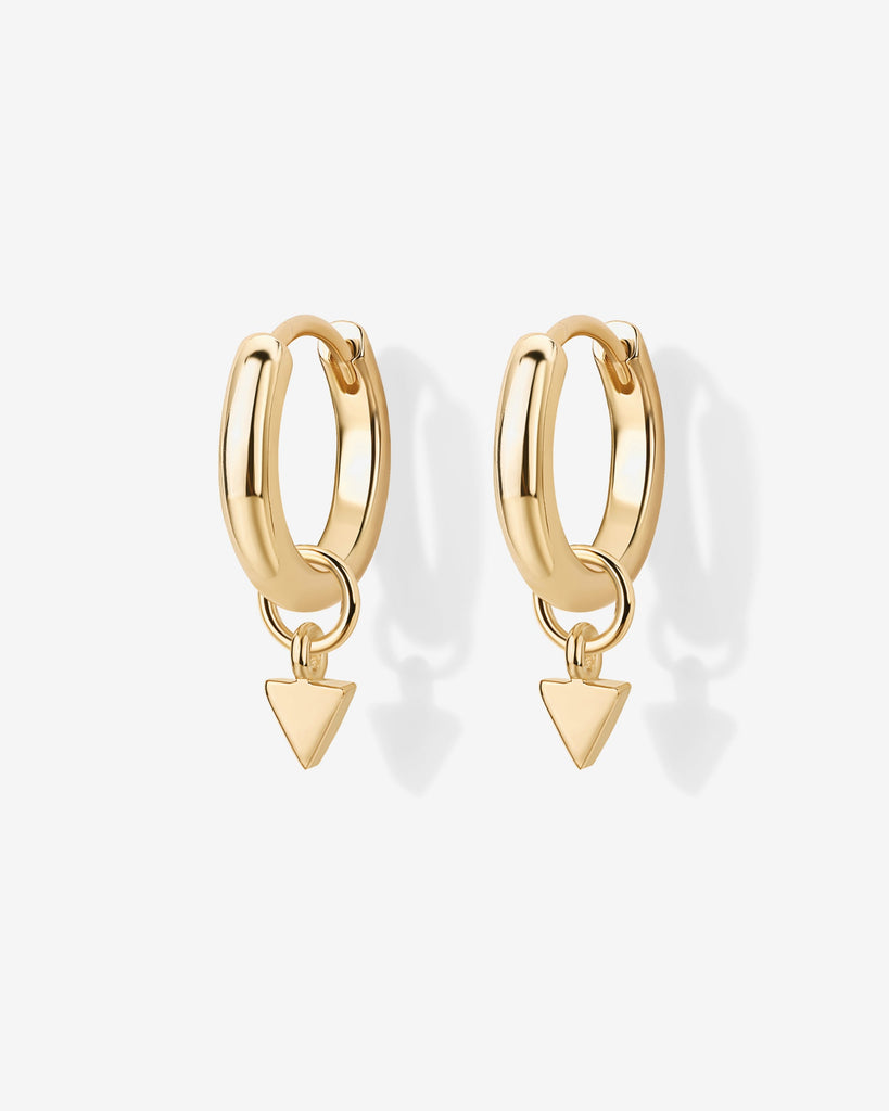 Mix and Match Huggie and Flower Charm Set #Variant_Yellow Gold  