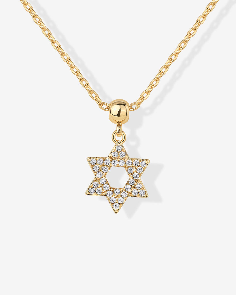 Star of David Pendant Necklace #Variant_Yellow Gold / Star of David  
