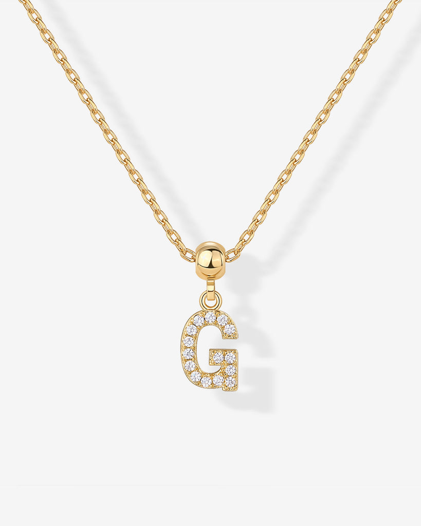 Initial Charm Necklace   