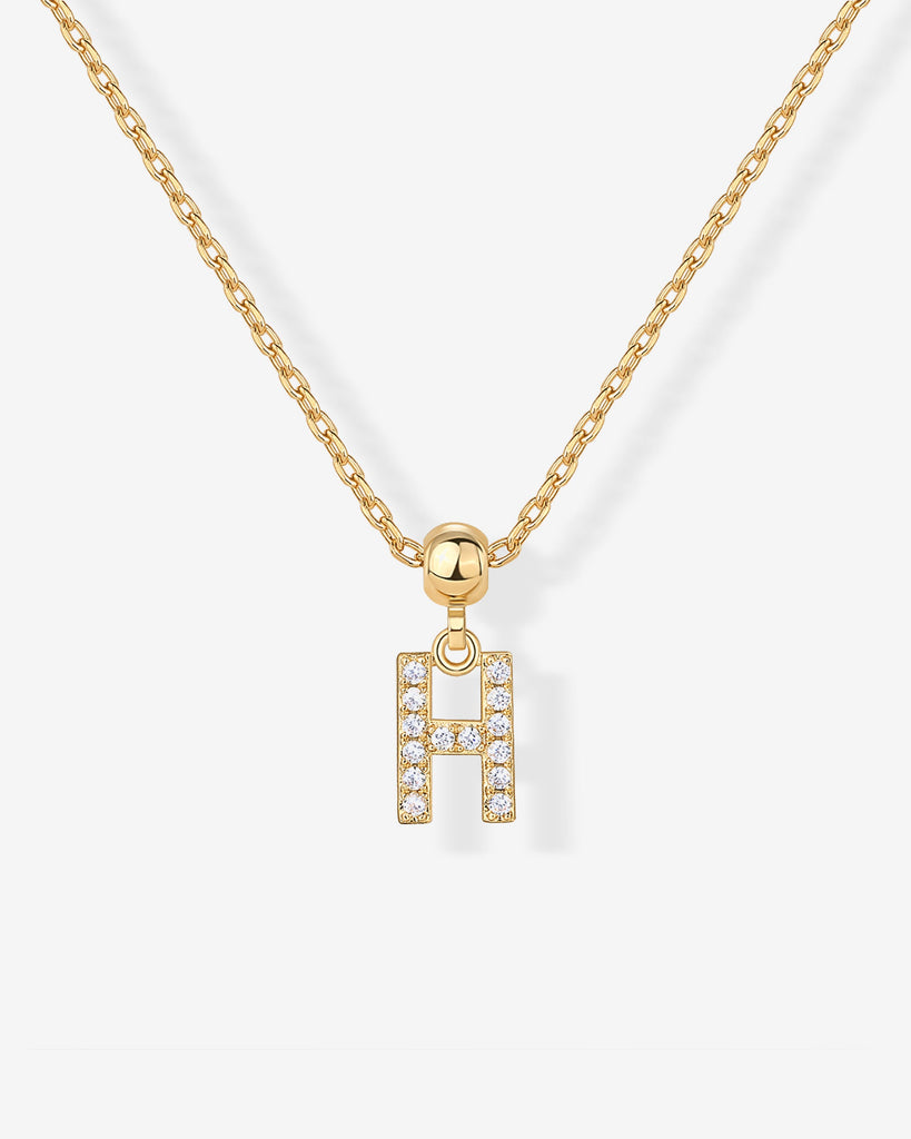 Initial Charm Necklace   
