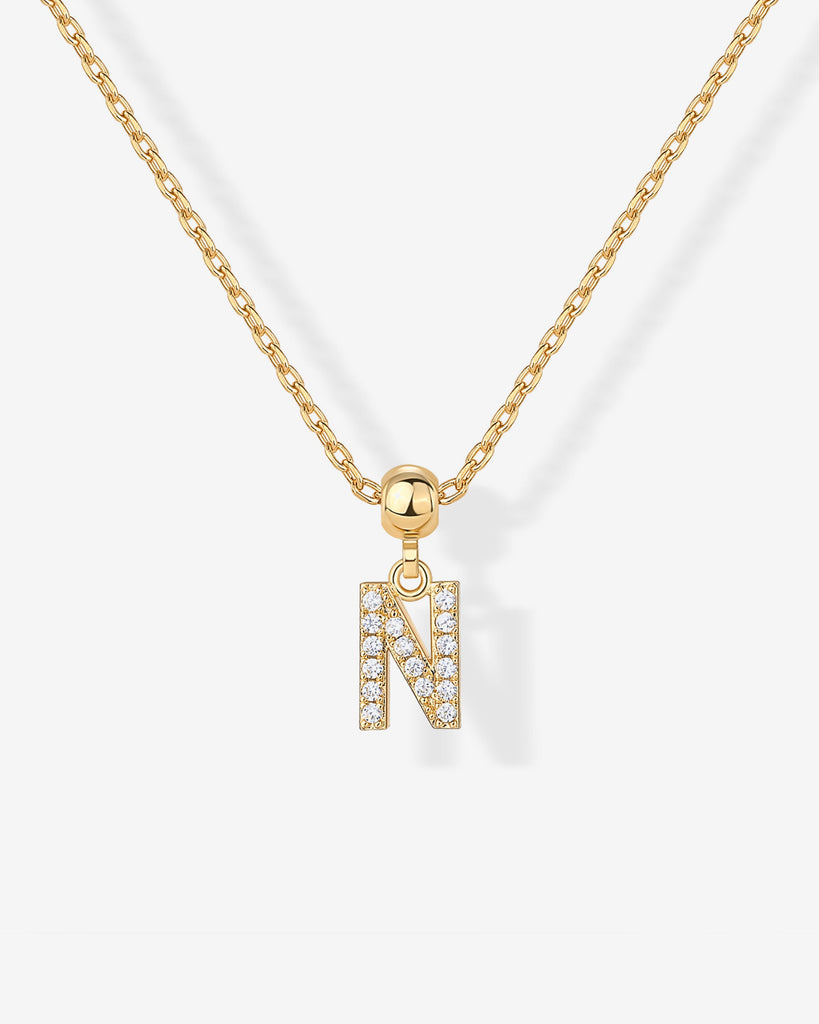 Initial Charm Necklace   