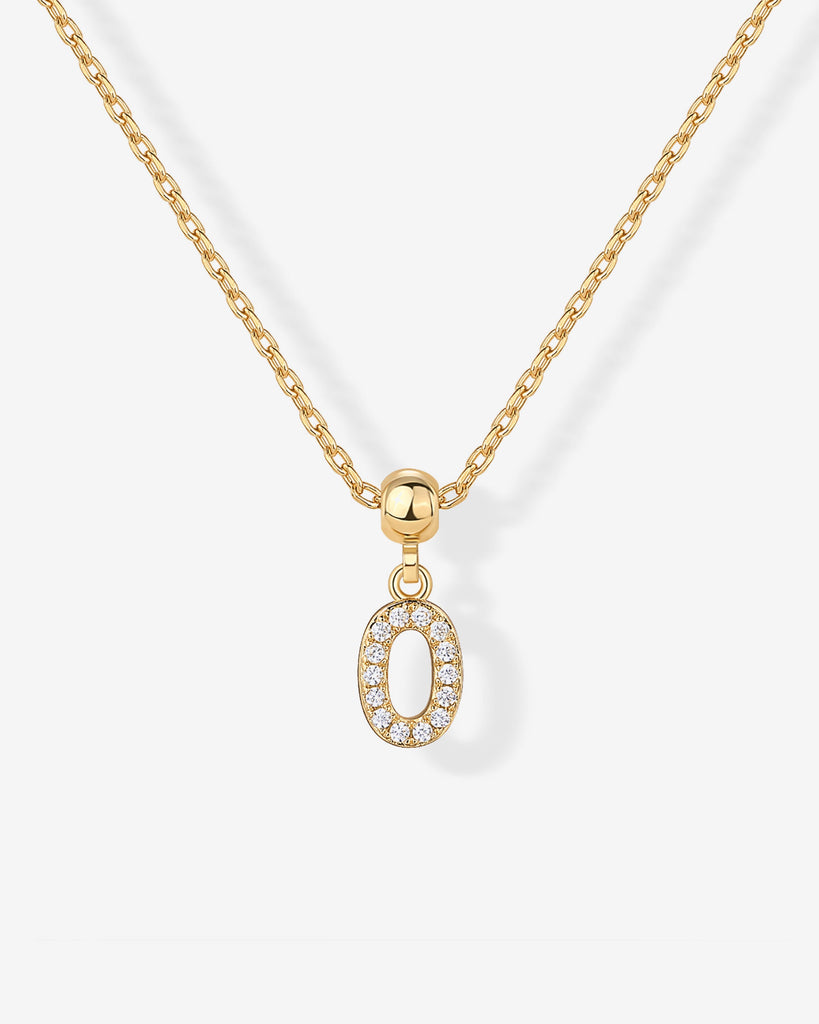 Initial Charm Necklace   