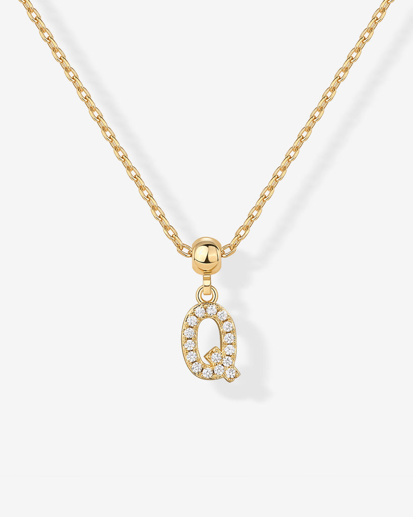 Initial Charm Necklace   