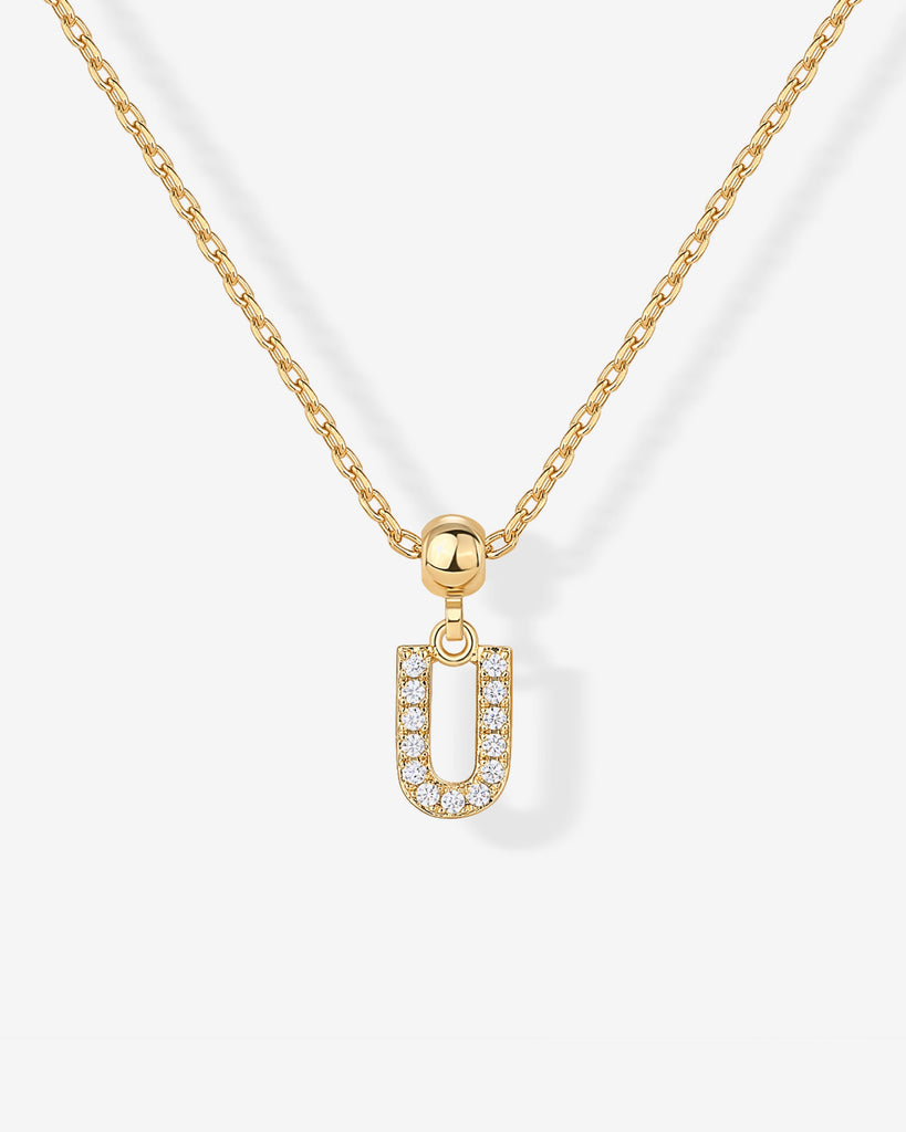 Initial Charm Necklace   