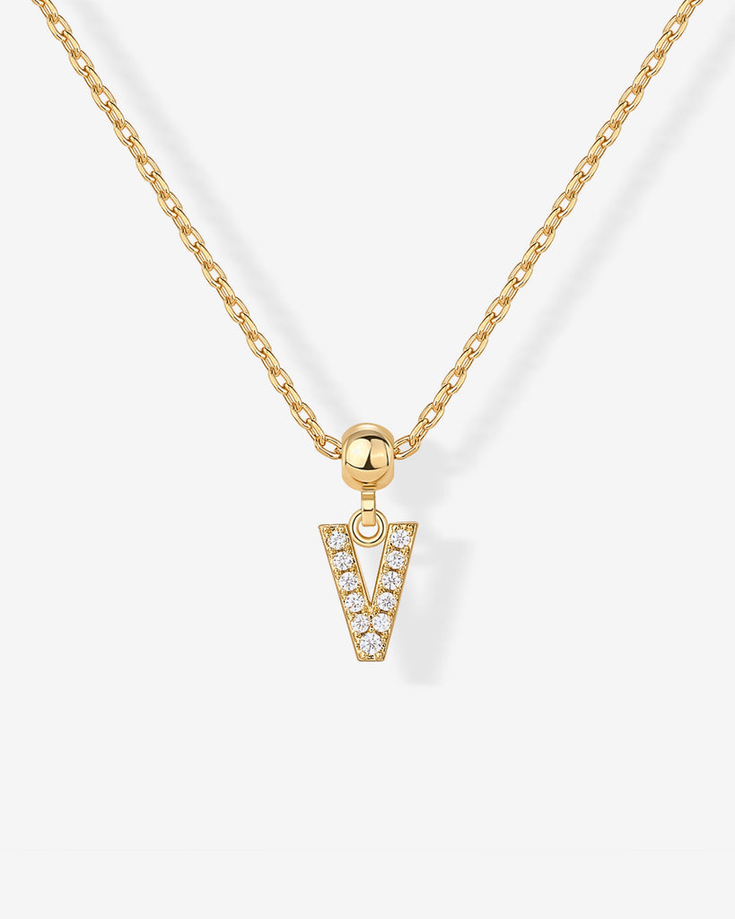 Initial Charm Necklace   