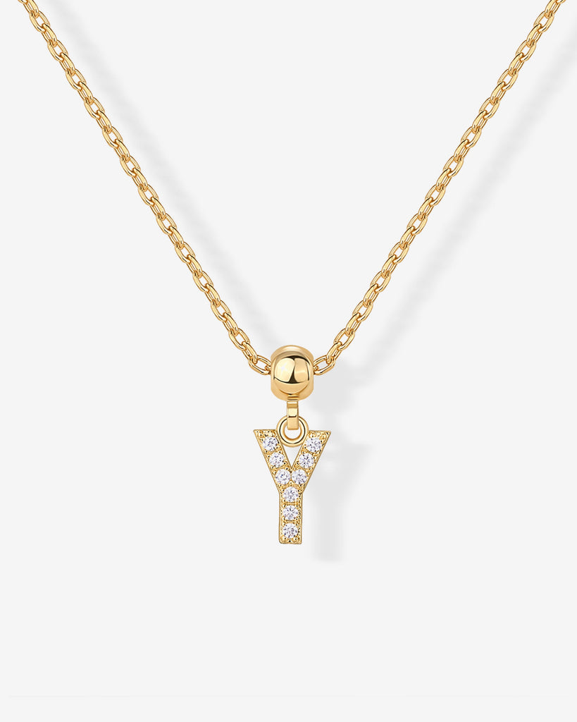Initial Charm Necklace   
