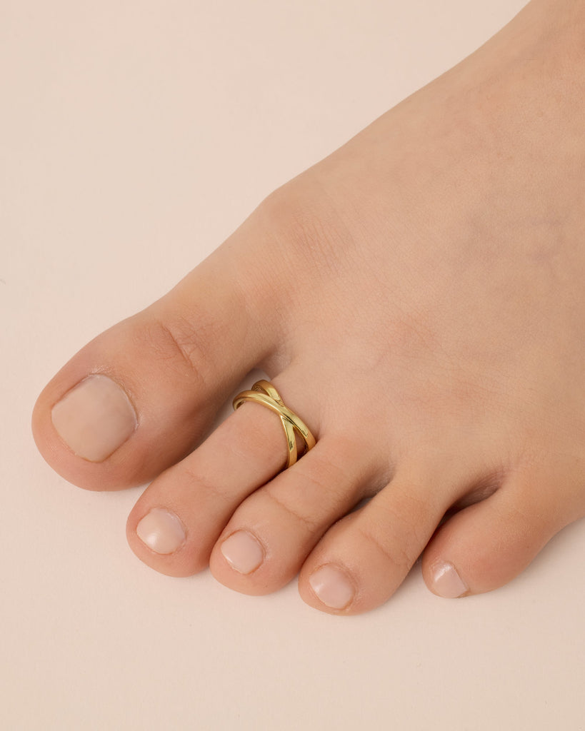 Crossover Toe Ring   
