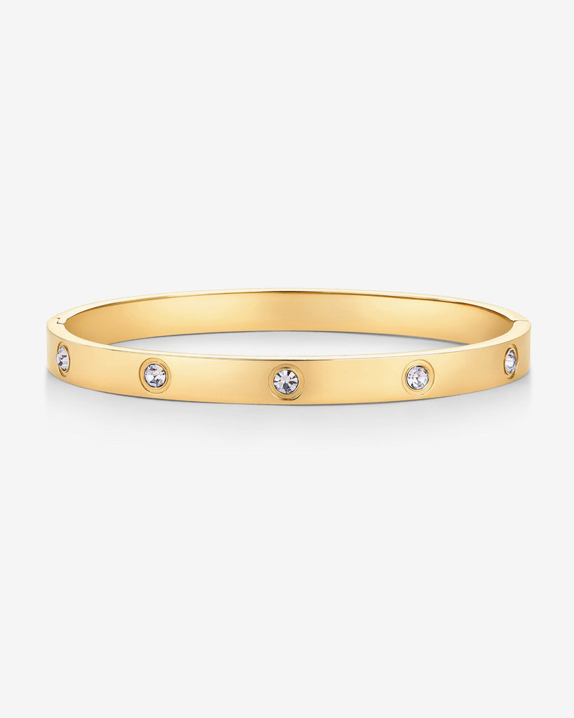 Love Bangle #Variant_Yellow Gold / 7.5 Inches  